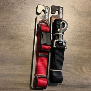 New Black Dog Leash and Pink Collar - Size Large